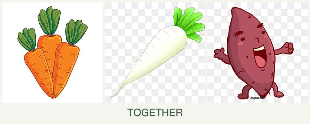Can you plant carrots, radishes and sweet potatoes together?
