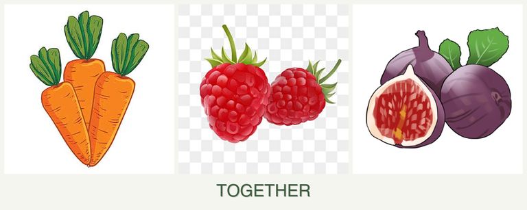 Can you plant carrots, raspberries and figs together?