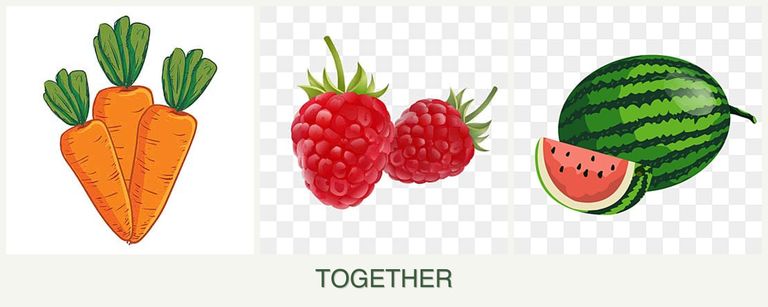 Can you plant carrots, raspberries and melons together?