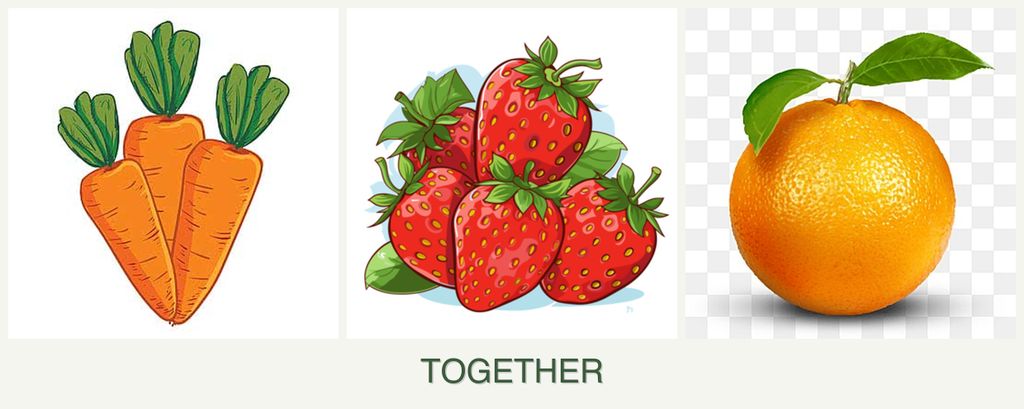 Can you plant carrots, strawberries and oranges together?