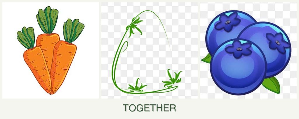 Can you plant carrots, tarragon and blueberries together?