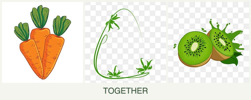 Can you plant carrots, tarragon and kiwi together?