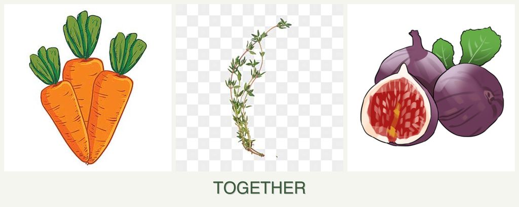 Can you plant carrots, thyme and figs together?