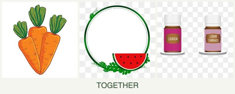 Can you plant carrots, watermelons and geraniums together?