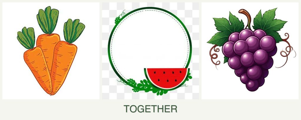 Can you plant carrots, watermelons and grapes together?