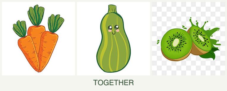 Can you plant carrots, zucchini and kiwi together?