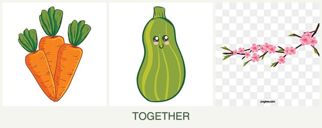 Can you plant carrots, zucchini and peaches together?