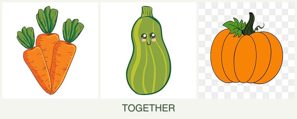 Can you plant carrots, zucchini and pumpkin together?