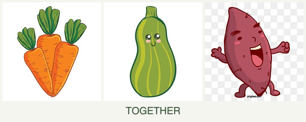 Can you plant carrots, zucchini and sweet potatoes together?
