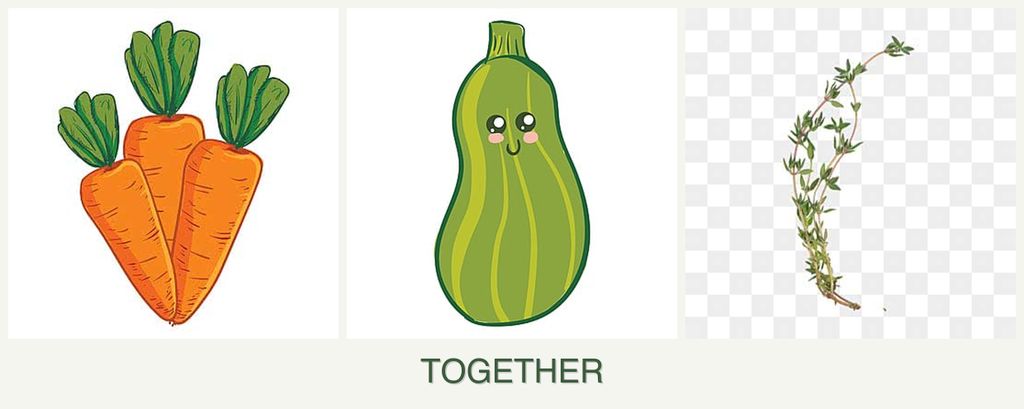Can you plant carrots, zucchini and thyme together?