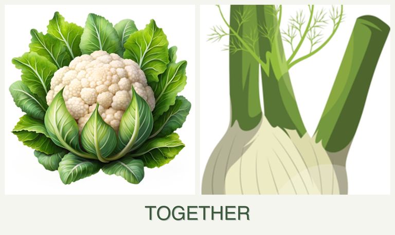 Can you plant cauliflower and fennel together?