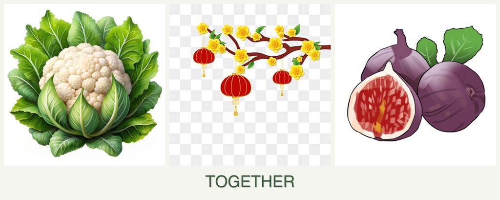 Can you plant cauliflower, apricots and figs together?