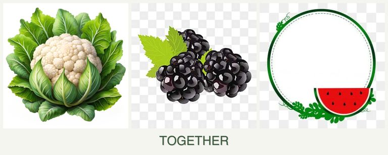 Can you plant cauliflower, blackberries and watermelons together?