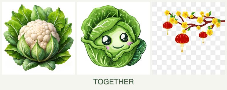 Can you plant cauliflower, cabbage and apricots together?