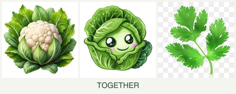 Can you plant cauliflower, cabbage and parsley together?