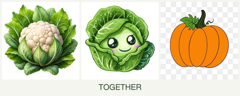 Can you plant cauliflower, cabbage and pumpkin together?