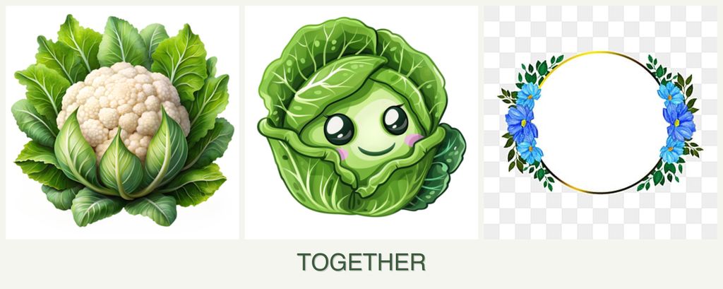 Can you plant cauliflower, cabbage and zinnias together?