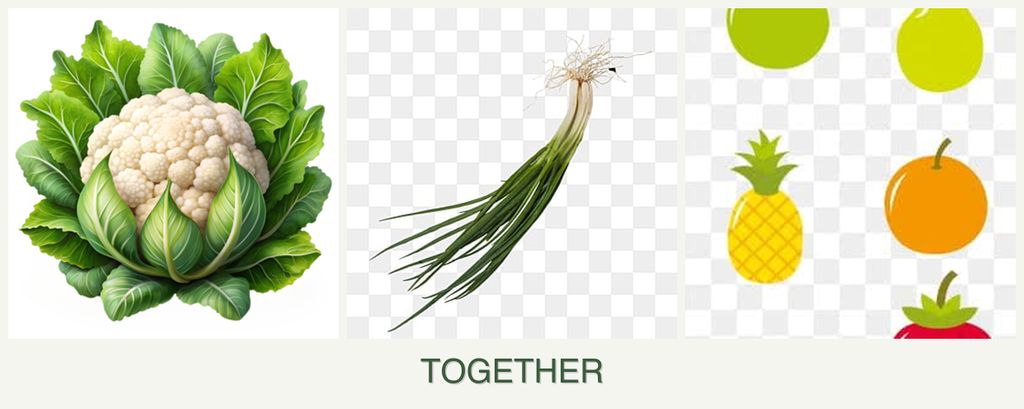 Can you plant cauliflower, chives and pears together?