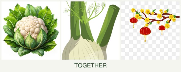 Can you plant cauliflower, fennel and apricots together?