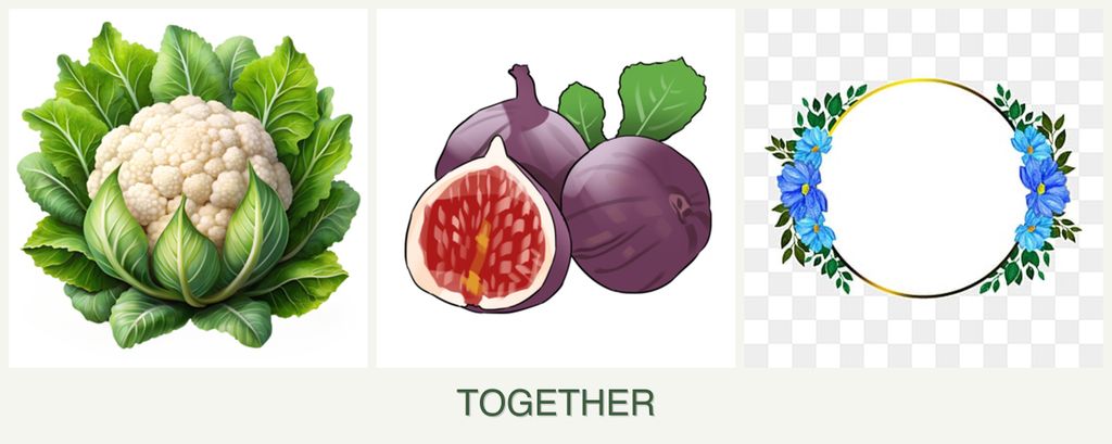 Can you plant cauliflower, figs and zinnias together?