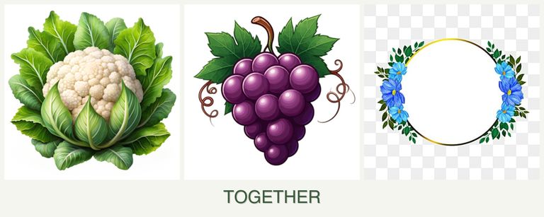 Can you plant cauliflower, grapes and zinnias together?