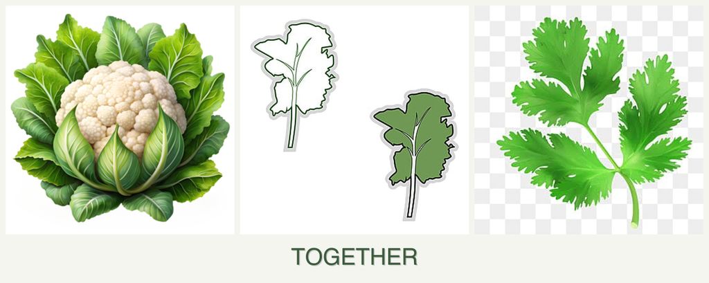 Can you plant cauliflower, kale and parsley together?