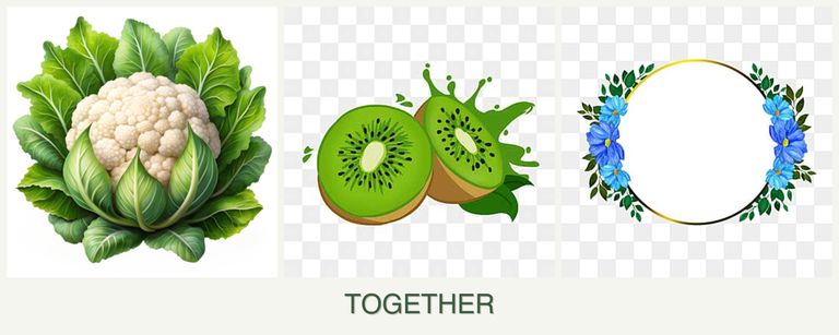 Can you plant cauliflower, kiwi and zinnias together?