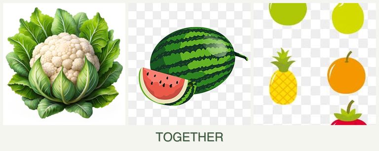 Can you plant cauliflower, melons and pears together?
