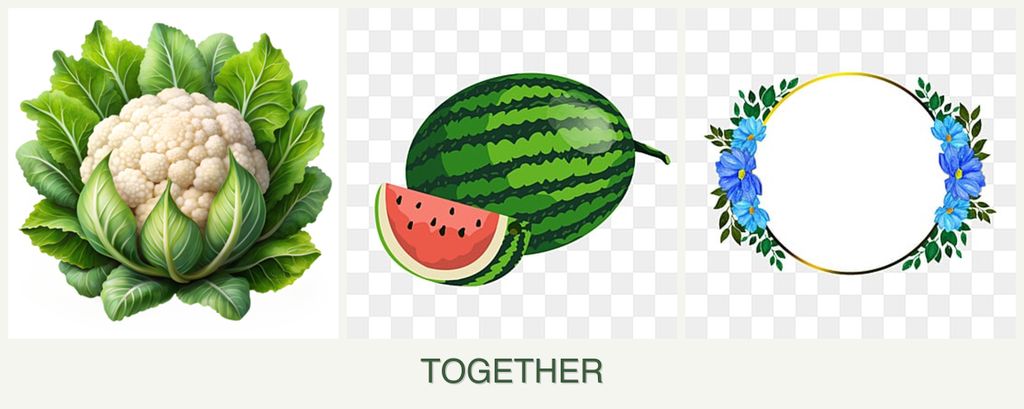 Can you plant cauliflower, melons and zinnias together?