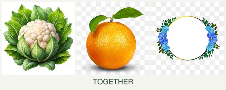 Can you plant cauliflower, oranges and zinnias together?