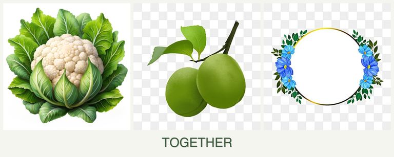 Can you plant cauliflower, plums and zinnias together?