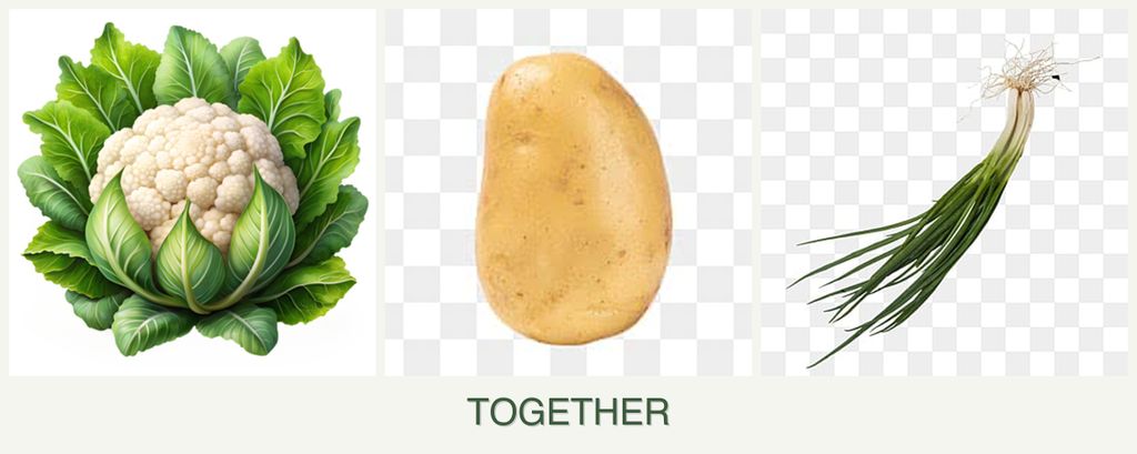 Can you plant cauliflower, potatoes and chives together?