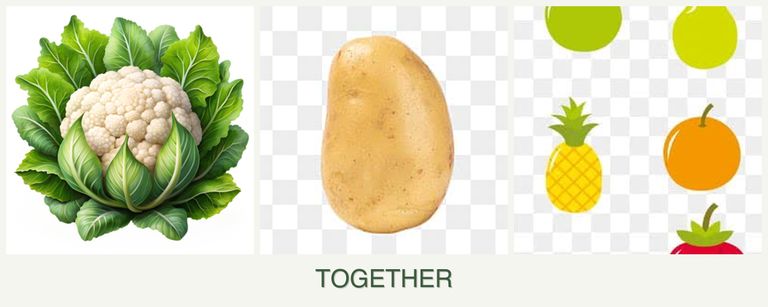 Can you plant cauliflower, potatoes and pears together?