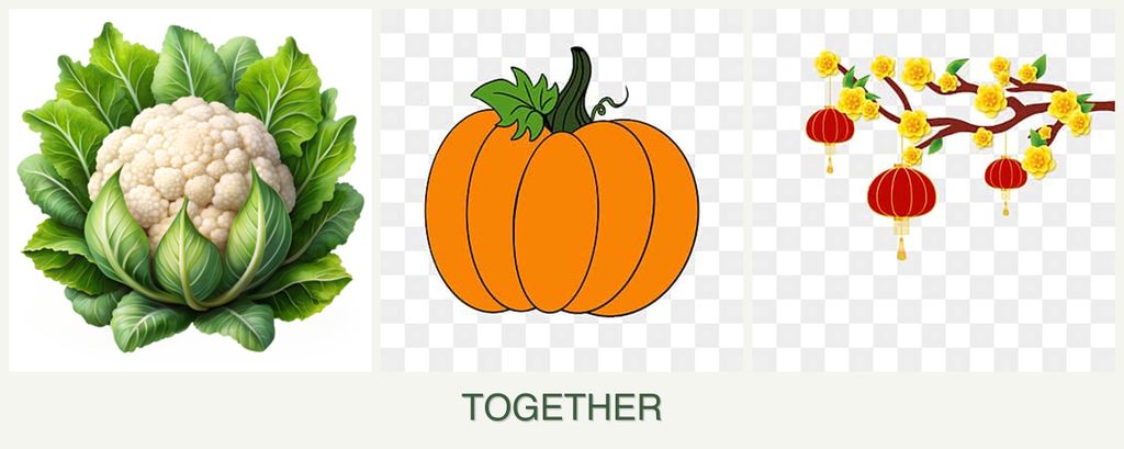 Can you plant cauliflower, pumpkin and apricots together?