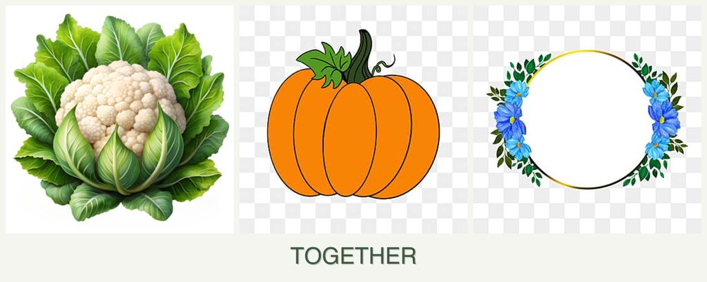 Can you plant cauliflower, pumpkin and zinnias together?