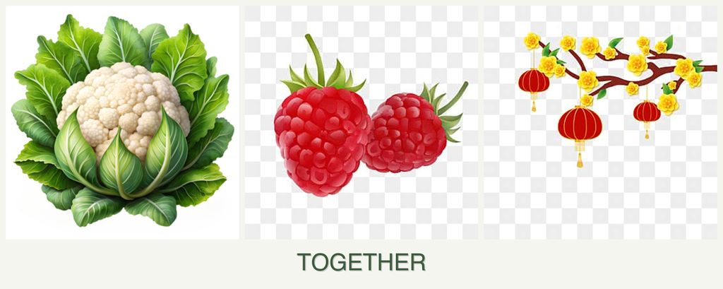 Can you plant cauliflower, raspberries and apricots together?