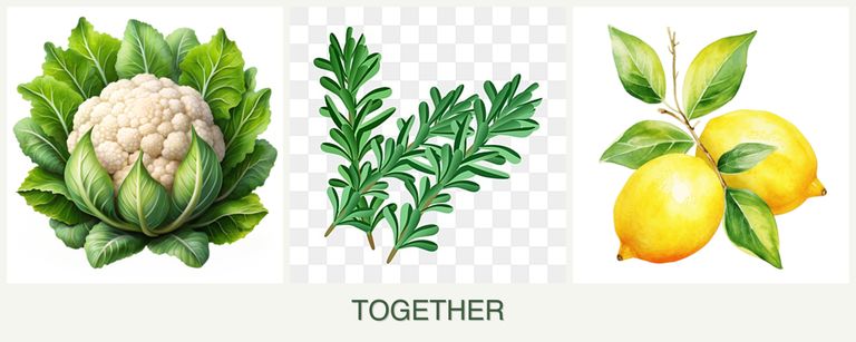 Can you plant cauliflower, rosemary and lemons together?
