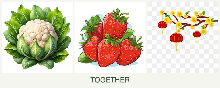 Can you plant cauliflower, strawberries and apricots together?