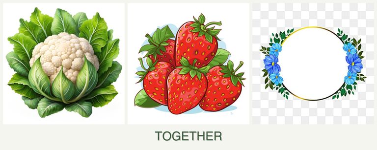 Can you plant cauliflower, strawberries and zinnias together?