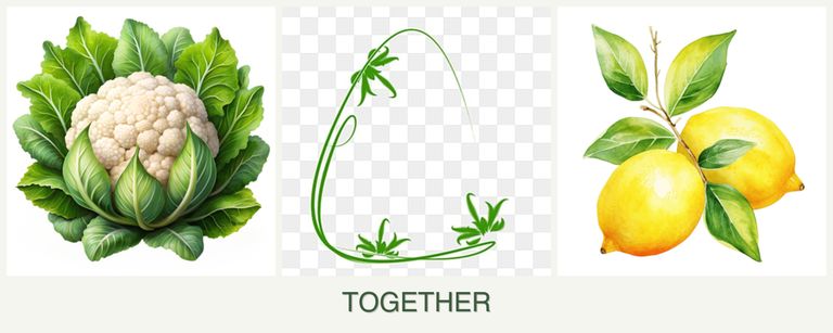 Can you plant cauliflower, tarragon and lemons together?