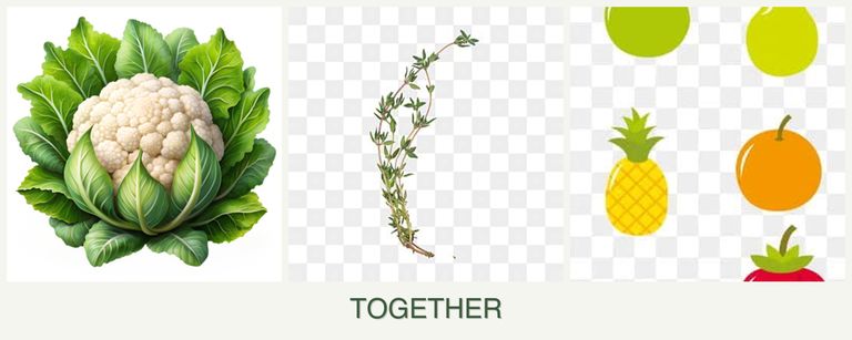 Can you plant cauliflower, thyme and pears together?