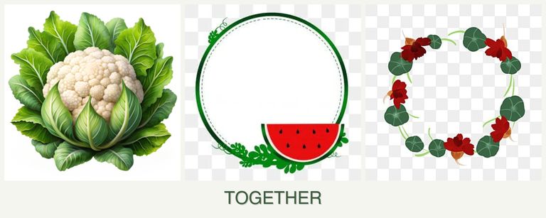 Can you plant cauliflower, watermelons and nasturtiums together?