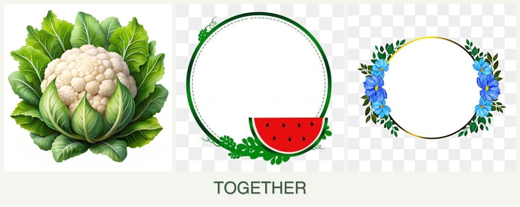Can you plant cauliflower, watermelons and zinnias together?