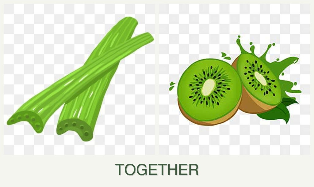 Can you plant celery and kiwi together?