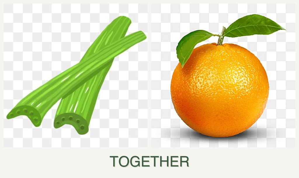Can you plant celery and oranges together?