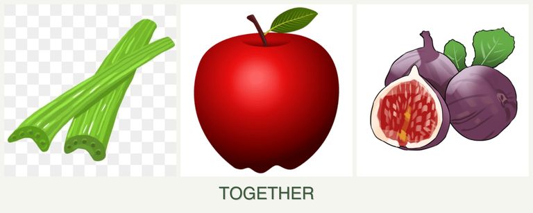Can you plant celery, apples and figs together?