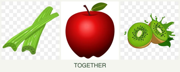 Can you plant celery, apples and kiwi together?