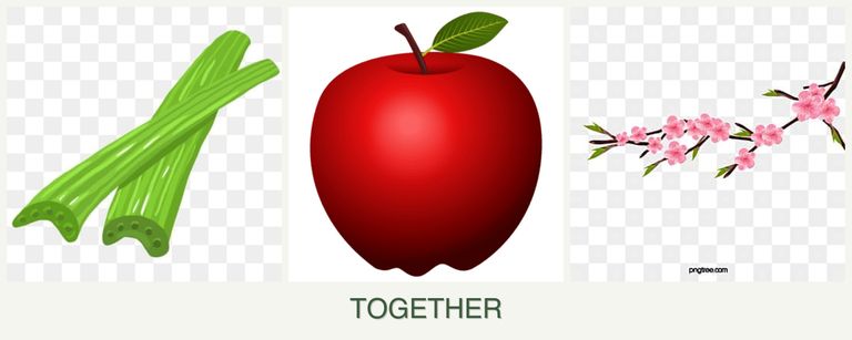 Can you plant celery, apples and peaches together?