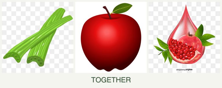 Can you plant celery, apples and pomegranates together?