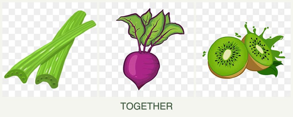 Can you plant celery, beets and kiwi together?
